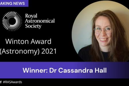 Dr. Cassandra Hall Winner poster